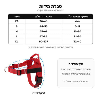 ערכת נגד משיכות מלאה - SafeWalk No-Pull 2.0
